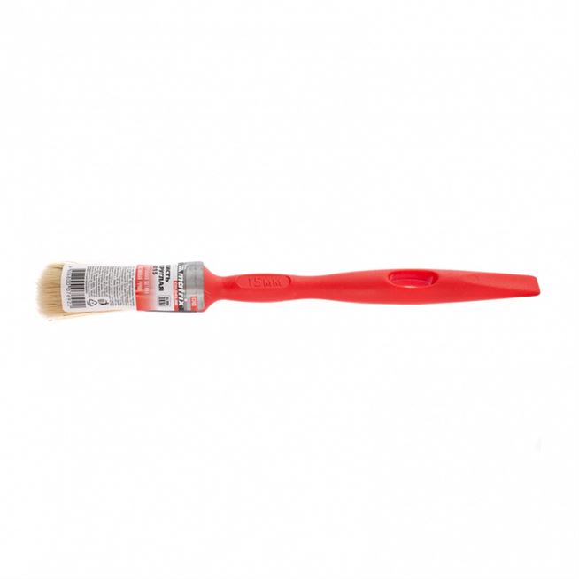Кисть круглая №15, натуральная щетина, пластиковая ручка, Color line Matrix