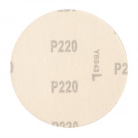 Круг абразивный на ворсовой подложке под "липучку", P 220, 125 мм, 10 шт Сибртех